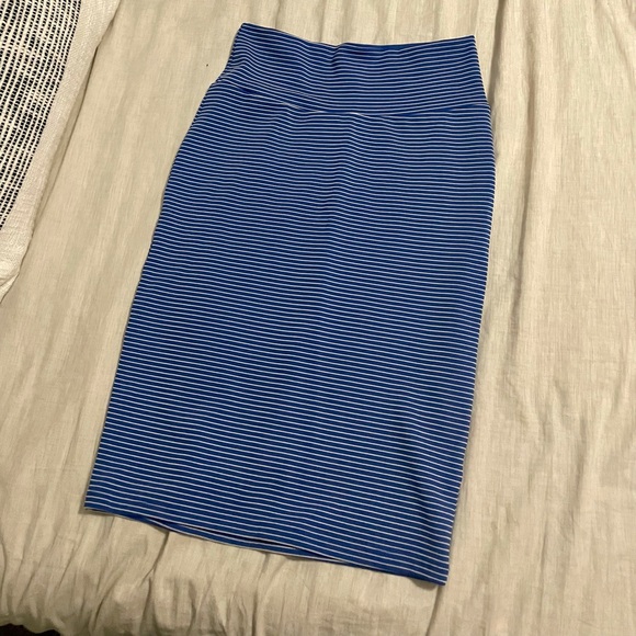 Lularoe pencil skirt in cobalt blue size XS. EUC - Picture 3 of 5